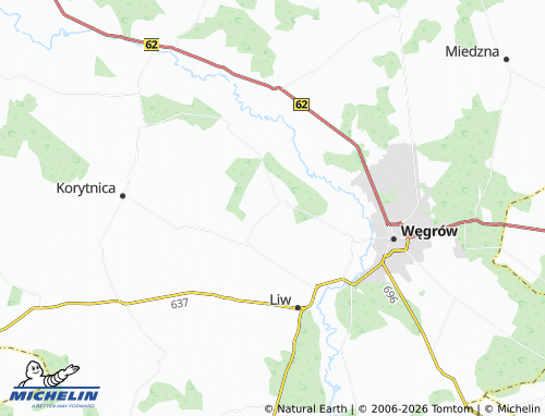 MICHELIN-Landkarte Popielów - ViaMichelin