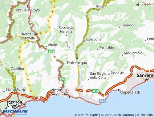 Mapa MICHELIN Dolceacqua - ViaMichelin