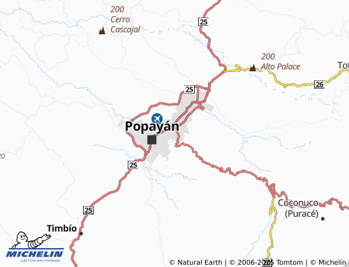 Carte MICHELIN Bosques de Pomona - ViaMichelin
