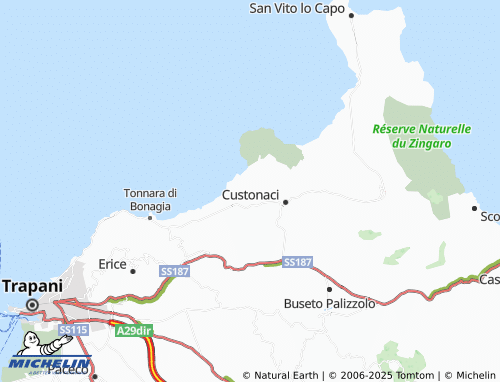 Mappa MICHELIN Baglio Mogli Belle - ViaMichelin