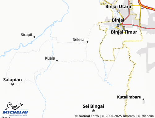 MICHELIN Bela Rakyat map - ViaMichelin