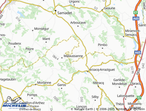 MICHELIN Philondenx map - ViaMichelin