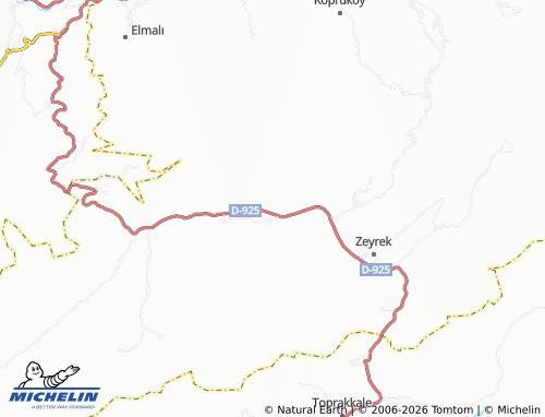 MICHELIN Güney map - ViaMichelin