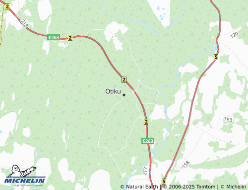 MICHELIN Otiku map - ViaMichelin