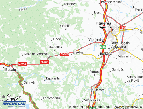 Carte MICHELIN Navata - ViaMichelin