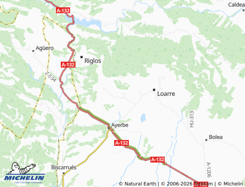 MICHELIN Sarsamarcuello map - ViaMichelin