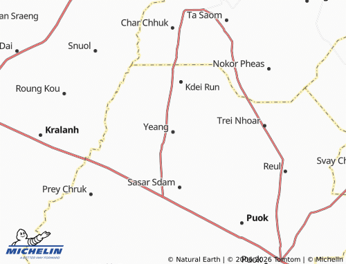 Mappa MICHELIN Yeang - ViaMichelin