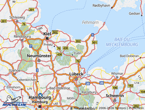 MICHELIN Ostholstein map - ViaMichelin
