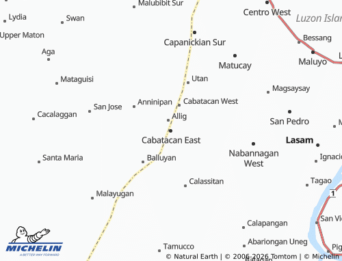 Mappa MICHELIN Cabatacan East - ViaMichelin