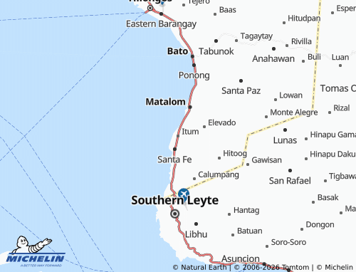 MICHELIN Itum map - ViaMichelin