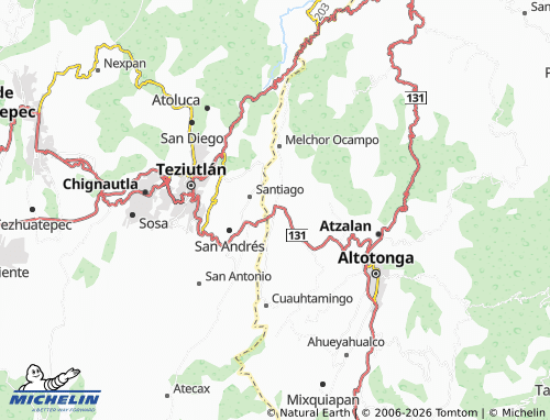 Kaart MICHELIN Centro - ViaMichelin