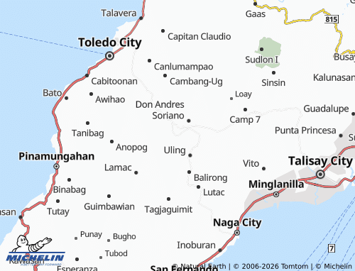 Mappa MICHELIN Bunga - ViaMichelin