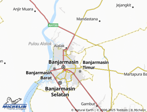 MICHELIN Sungai Andai map - ViaMichelin