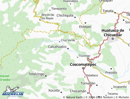 Mapa MICHELIN Alpatláhuac - ViaMichelin