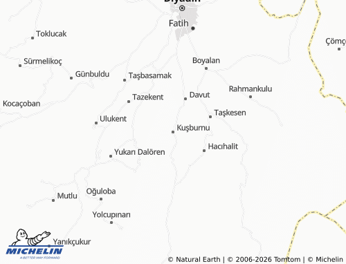 MICHELIN Kuşburnu map - ViaMichelin