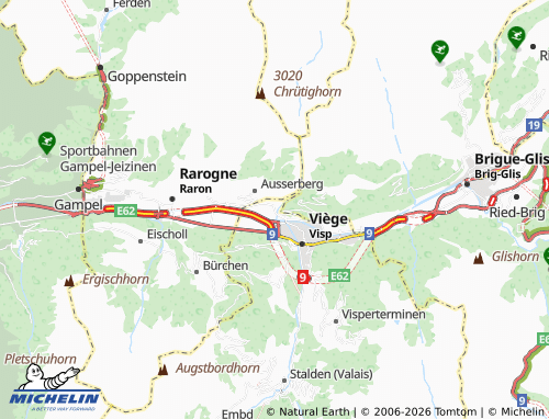 Mapa MICHELIN Baltschieder - ViaMichelin