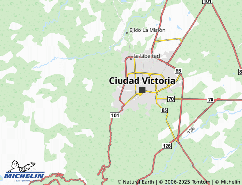 MICHELIN El Tamatñan map - ViaMichelin