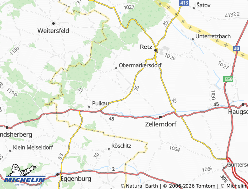 MICHELIN Schrattenthal map - ViaMichelin