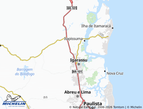 MICHELIN Vila Rural map - ViaMichelin