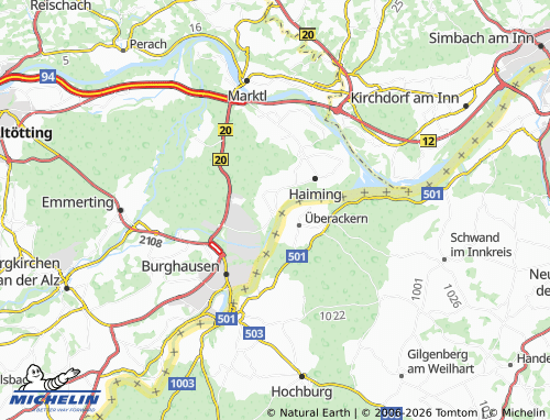 MICHELIN Neuhofen map - ViaMichelin