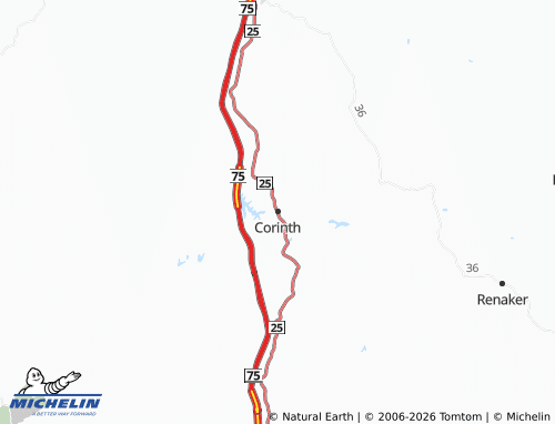 Mappa MICHELIN Corinth - ViaMichelin