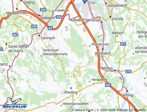 Carte MICHELIN Zwaring - ViaMichelin
