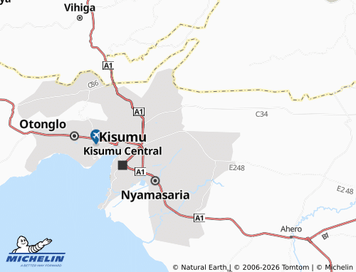 Mappa MICHELIN Kibos - ViaMichelin