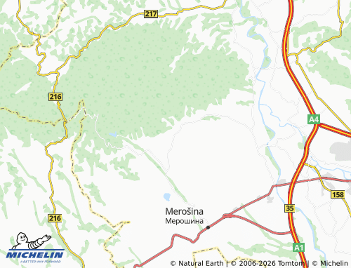 Mapa MICHELIN Jovanovac - ViaMichelin
