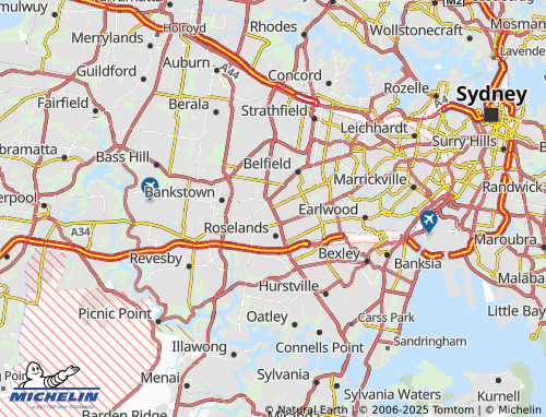 MICHELIN Wiley Park map - ViaMichelin