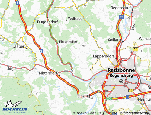 Kaart MICHELIN Eibrunn - ViaMichelin