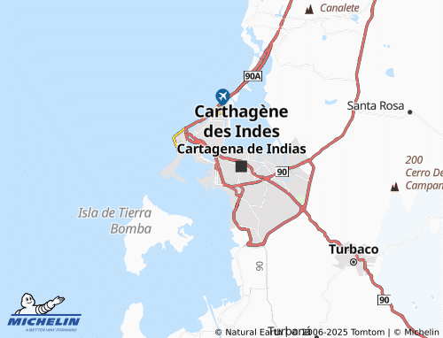 MICHELIN Juan XXII map - ViaMichelin
