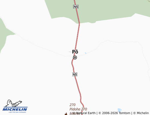Mapa MICHELIN Pô - ViaMichelin
