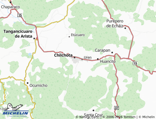 Mapa MICHELIN El Barrio - ViaMichelin