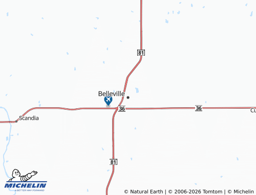 Mappa MICHELIN Belleville - ViaMichelin