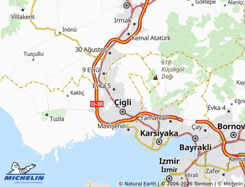 MICHELIN İzkent map - ViaMichelin