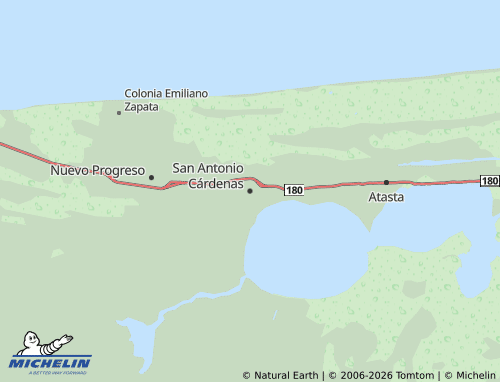 Mappa MICHELIN San Antonio Cárdenas - ViaMichelin