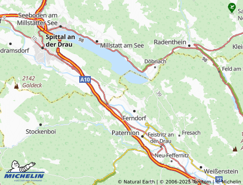 MICHELIN Nußdorf map - ViaMichelin
