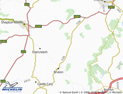 Mappa MICHELIN Batcombe - ViaMichelin