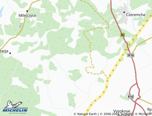 Carte MICHELIN Wólka Nurzecka - ViaMichelin