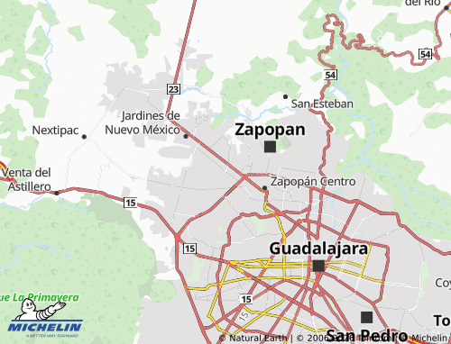 Mappa MICHELIN La Tuzania Ejidal - ViaMichelin