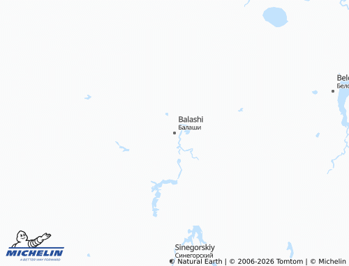 MICHELIN-Landkarte Balashi - ViaMichelin