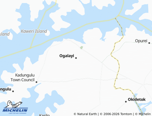 MICHELIN Ogalayi map - ViaMichelin