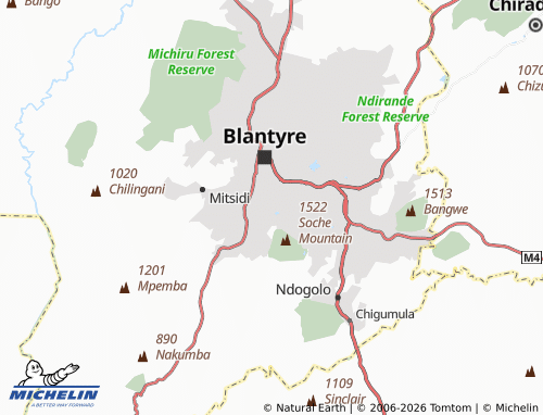 Mappa MICHELIN Zingwangwa - ViaMichelin