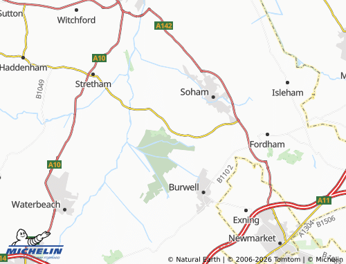 Carte MICHELIN Wicken - ViaMichelin
