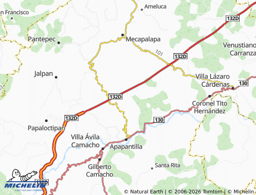 Mapa MICHELIN Benito Juárez - ViaMichelin