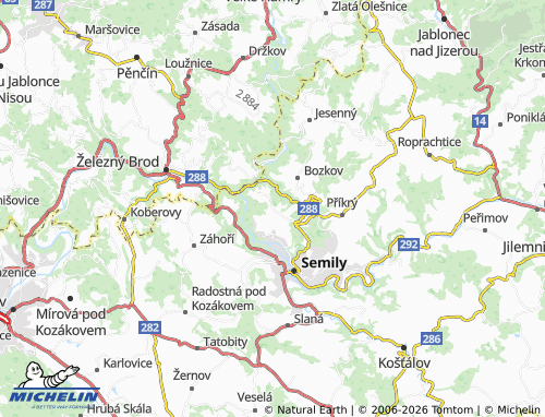 Mappa MICHELIN Janeček - ViaMichelin