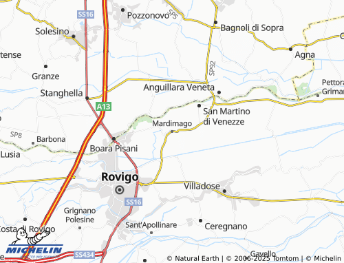 MICHELIN Mardimago map - ViaMichelin