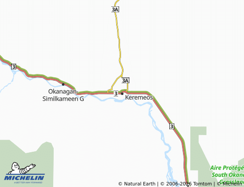 Carte MICHELIN Keremeos - ViaMichelin