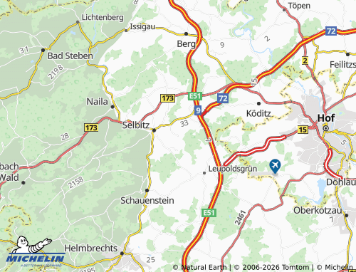 MICHELIN Rothenbürg map - ViaMichelin