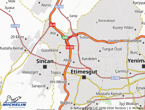 Mappa MICHELIN Göksu - ViaMichelin